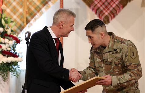 DVIDS - Images - Latvian Minister of Defence honors U.S. Soldiers ...