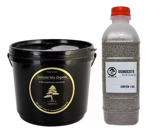 Kit Adubo Taegold Mix 1kg Osmocote 1kg 15 09 12 5m Bonsai