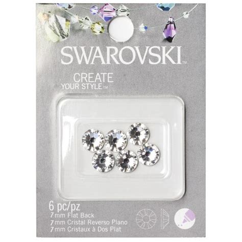 Buy the Swarovski™ Create Your Style™ Xirius Flat Back Crystals, Clear 7mm at Michaels