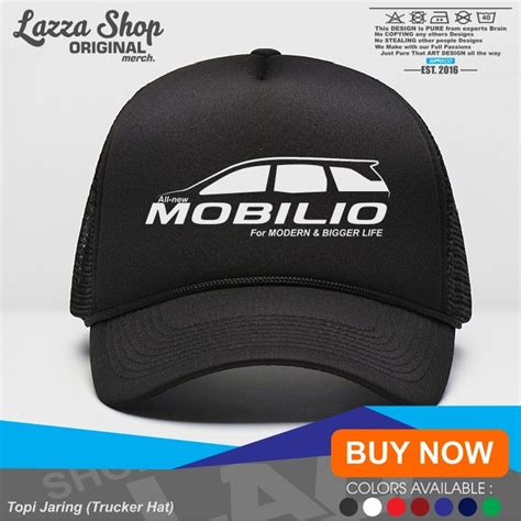 Jual Topi Jaring Trucker Mobil Honda All New Mobilio Distro Keren