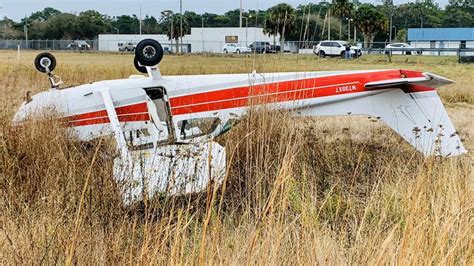 Small Plane Crash At Crystal River Airport In Citrus County Fla