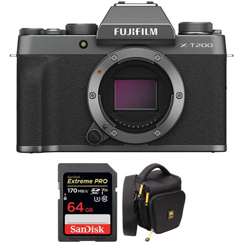 Fujifilm X T Mirrorless Digital Camera Body With Accessories