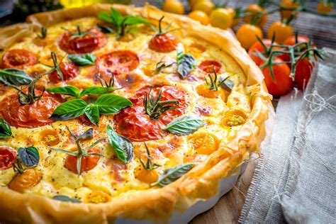 Recette Quiche Aux Tomates Mozzarella E Santé