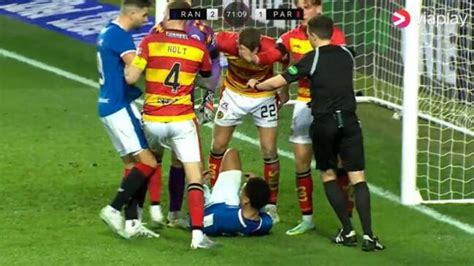 Football 2023 All In Brawl In Scottish Cup Last 16 Bizarre Sporting