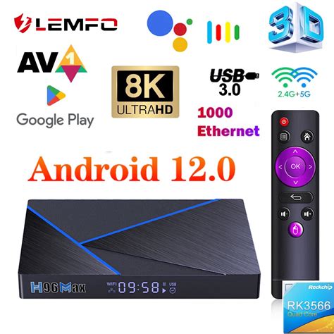 2023 H96 Max V56 Smart TV Box Android 12 8GB 64GB 8K 1000M TVBox Media