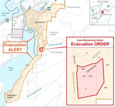 Majority Of Sicamous Area Residents Allowed To Return Home After CSRD