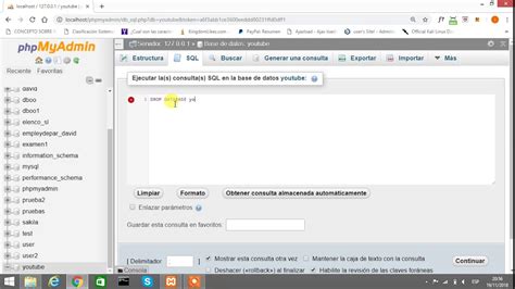 Eliminar Base De Datos Mysql Phpmyadmin Image To U