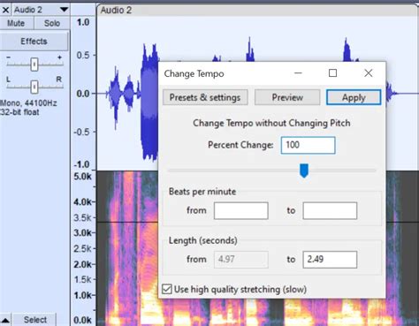 How To Adjust Audio Speed In Audacity Voice Over Tip