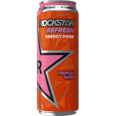 Rockstar Refresh Energy Tropical Guava