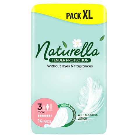 Naturella Tender Protection Maxi Podpaski Bez Barwnik W I Substancji