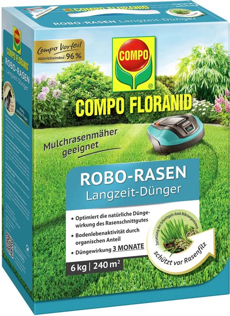 Compo Floranid Robo Rasen Langzeitdünger 6 kg für 240 m² kaufen bei OBI