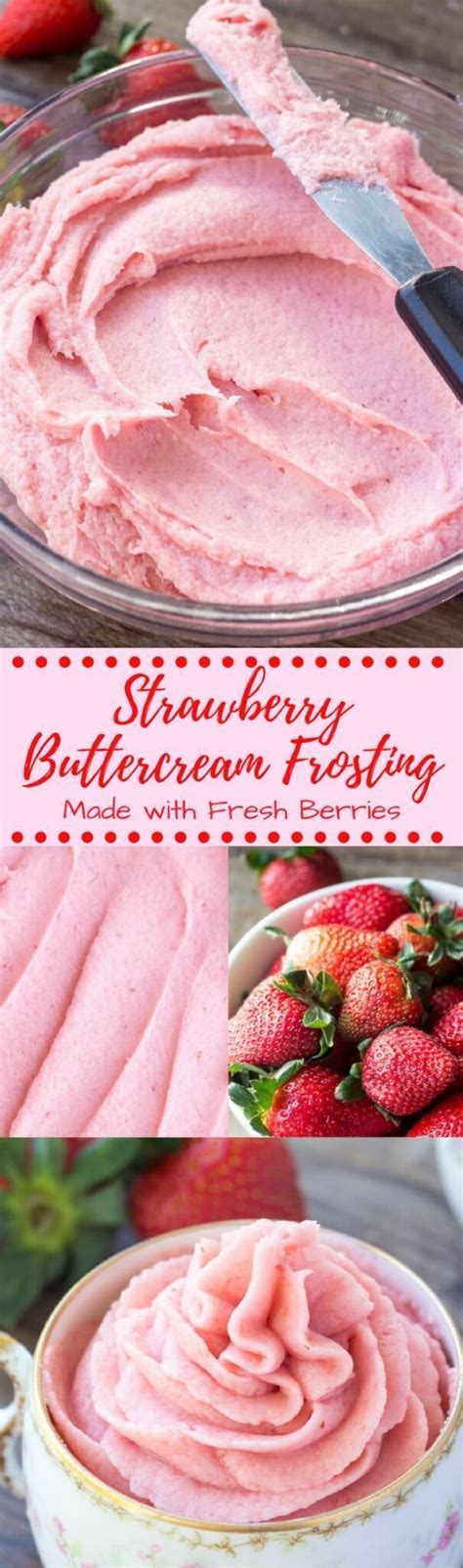 Learn How To Make Strawberry Buttercream Frosting From Fresh