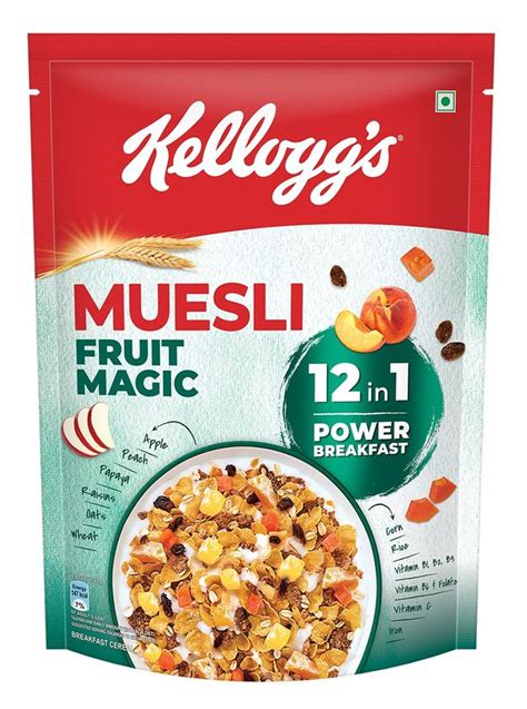 Kelloggs Muesli Fruit Magic 12 In 1 Power Breakfast 500 G Buy Online