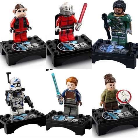 All 6 LEGO Star Wars 25th Anniversary Minifigures Coming In 2024 The