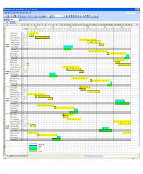 Construction Schedule Template Excel Free Download - Excel Templates - Excel Templates