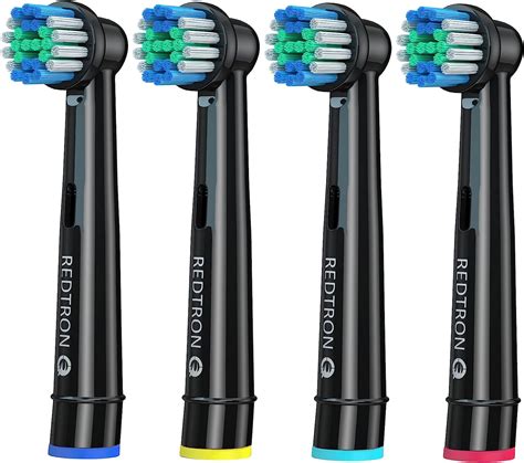 REDTRON Têtes de brosses de rechange pour Oral B 4 pièces têtes de