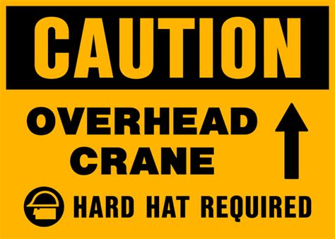 Caution Head Protection Western Safety Sign