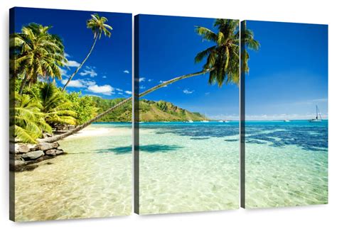 Refreshing Tropical Beach Wall Art Photography