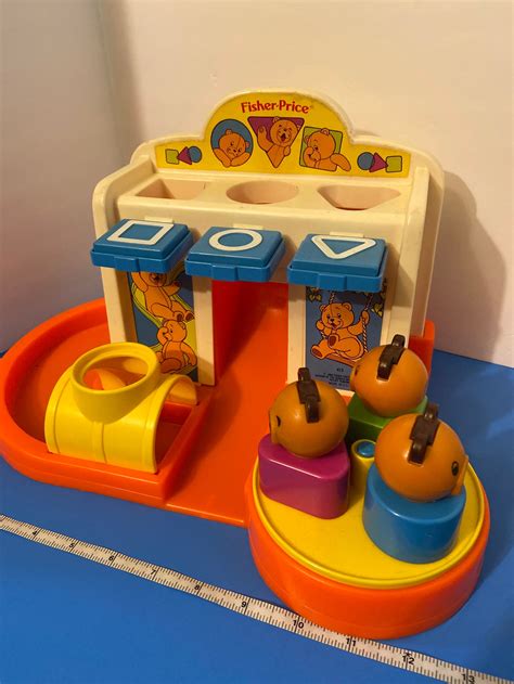 Fisher Price 3 Bear Shape Sorter Playground 1984 Etsy