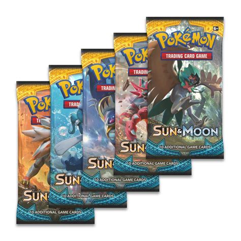 Pokémon Sun And Moon Base Set Booster 1x Booster Pack Weplay4u Shop