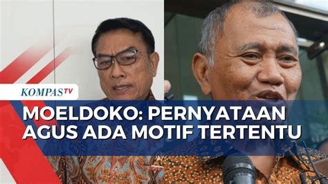 Moeldoko Curiga Ada Motif Politik Agus Rahardjo Soal Jokowi Intervensi