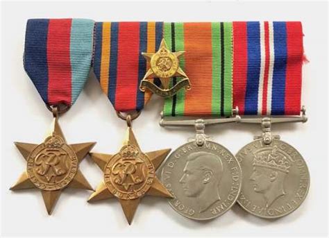 WW2 Far East Burma Campaign Group of Four Medals.