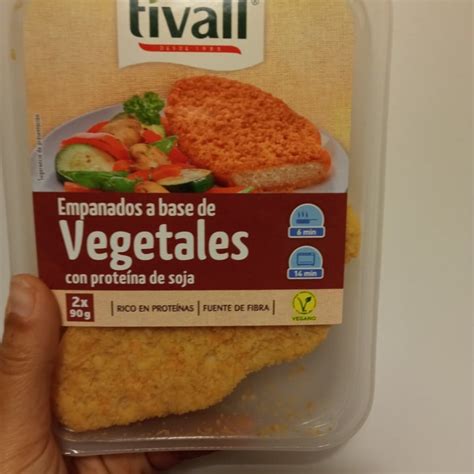 Tivall Empanados a base de vegetales con proteína de soja Vegano