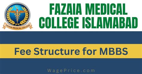 Fazaia Medical College Fee Structure 2025 For Mbbs