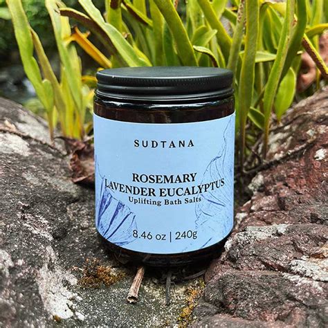 Rosemary Lavender Eucalyptus Uplifting Bath Salts Sudtana Sudtana