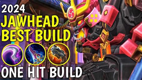 JAWHEAD BEST BUILD 2024 TOP 1 GLOBAL JAWHEAD BUILD AND EMBLEM