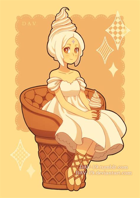 Frozen Yogurt Princess By Dav 19 On Deviantart Cute Drawings Princess Adventure Kawaii Drawings