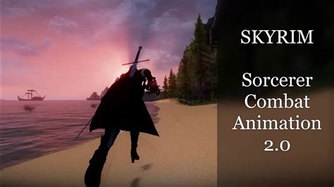 Skyrim Sorcerer Combat Animation Mco Animation Youtube