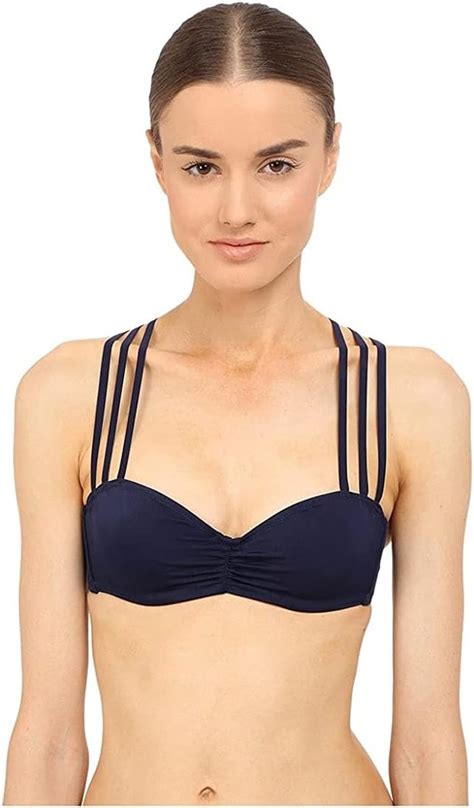 Amazon L Agent By Agent Provocateur Women S Melita Bikini Top Navy