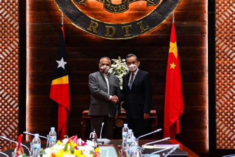 China And Timor Leste Agree To Strengthen Regional Cooperation