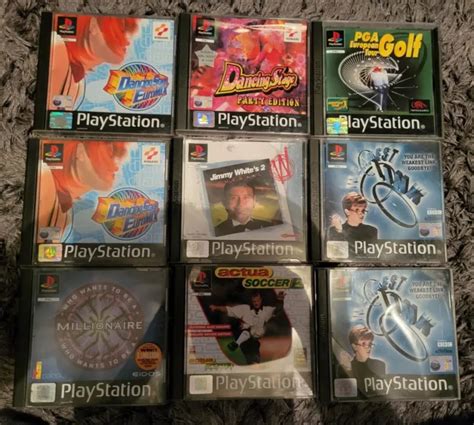 X Ps Bundle Playstation Games Soccer Dancing Stage Pga Pal Lot