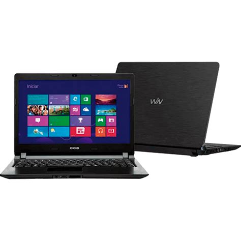 Notebook Cce Ultra Thin U Preto Intel Celeron