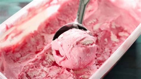 Glace Aux Fraises Sans Cr Me Ni Sorbeti Re L G Re Fra Che Et