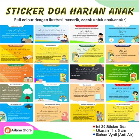 Jual STIKER DOA HARIAN ISI 20 PCS Shopee Indonesia