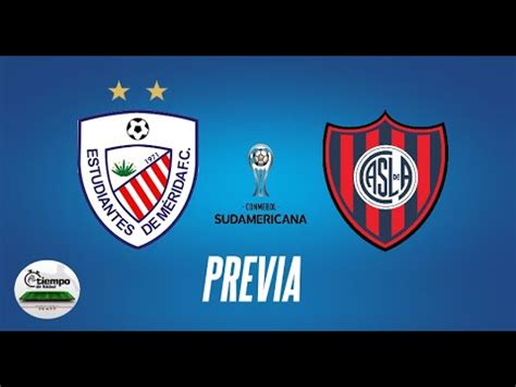 Tiempo De F Tbol Previa Estudiantes De Merida Vs San Lorenzo Youtube