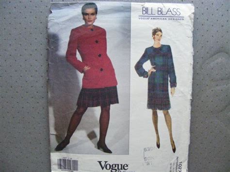 Vogue Vintage Sewing Pattern 1027 For Misses Size 12 16 Jacket And