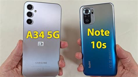 Samsung A34 5G Vs Redmi Note 10s Speed Test YouTube