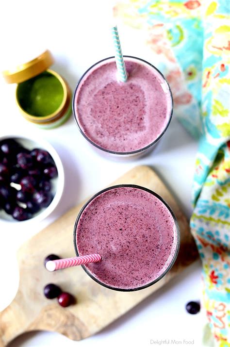 Matcha Berry Smoothie Delightful Mom Food
