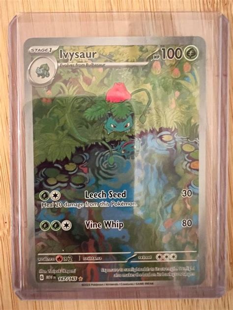 Pokémon 151 Ivysaur Mewex 167165 Ar Art Rare Kaufen Auf Ricardo