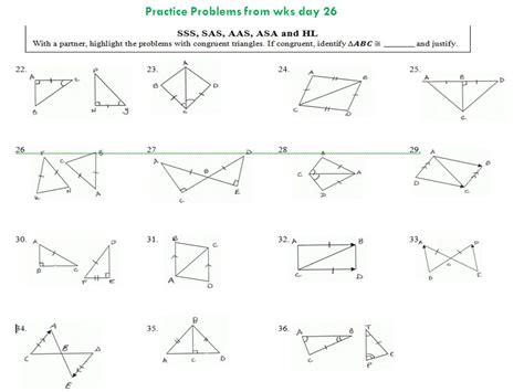 Swbat Prove Triangles Congruent Sss Sas Asa Aas Hl