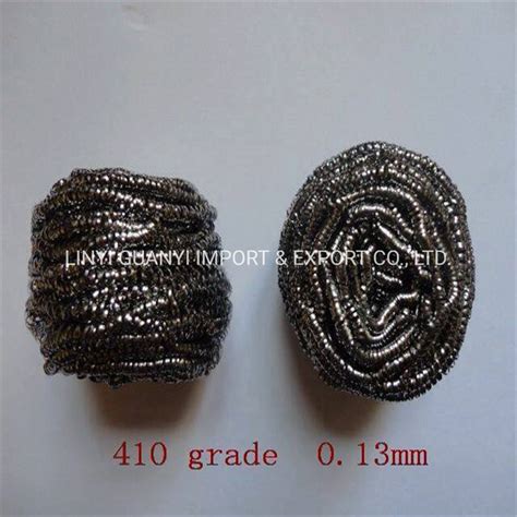 Stainless Steel Wire Mm Pot Scrubber Scourer For Cleaning