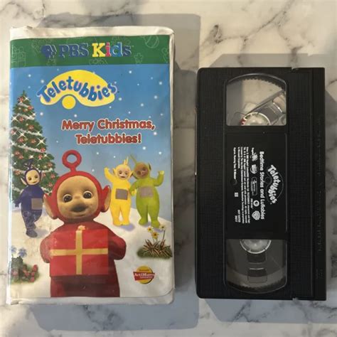 Teletubbies Merry Christmas Teletubbies Vhs Tape Set Rare