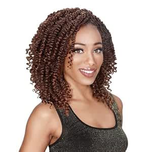 Amazon.com : Zury Sis Synthetic Crochet Braids V11 Passion Twist (FS1B ...