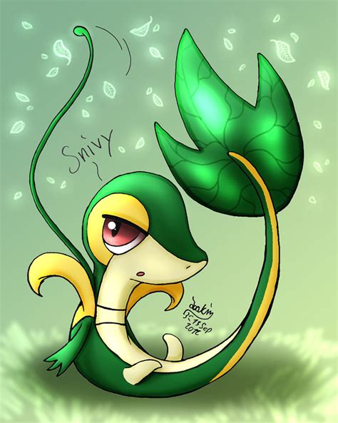 Pokemon - Snivy by Joakaha on DeviantArt