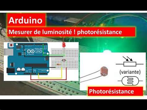 Arduino Mesurer la luminosité ambiante avec une photorésistance YouTube