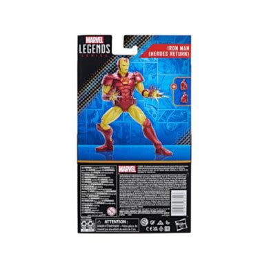 Action Figure Iron Man Heroes Return Marvel Legends Series Hasbro